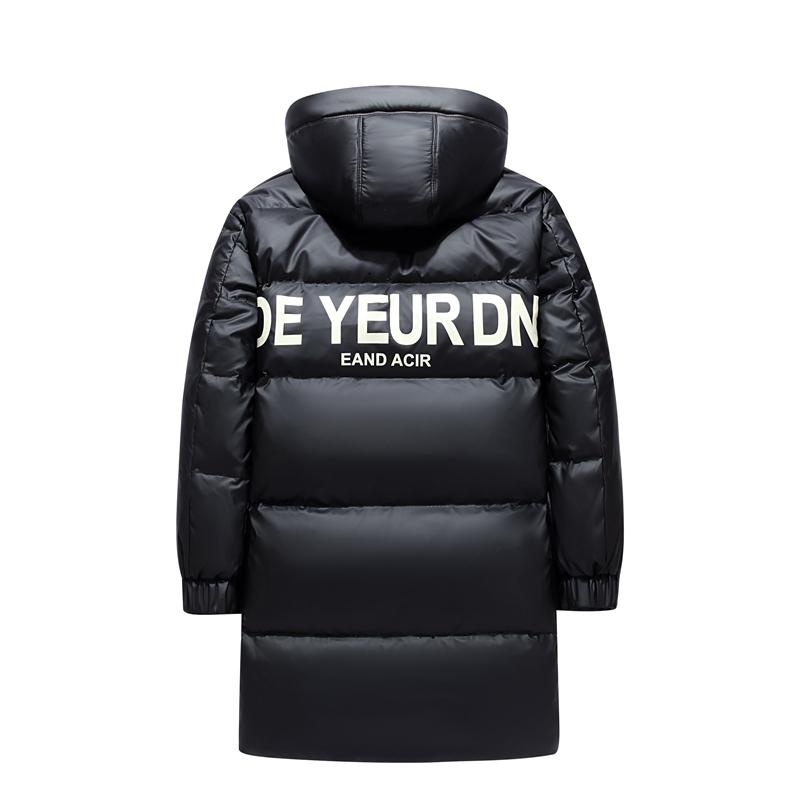 Unisex Winter Long Puffer Jacket For Men and Women 2023 New Thicken Warm 90% White Duck Down Coat Winter Hooded Parkas