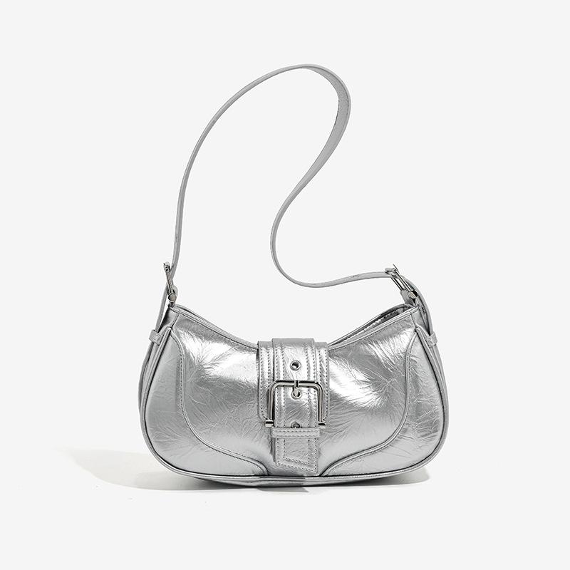 Нишевая дизайнерская сумка-седло, Простая повседневная сумка подмышку, Сумка на одно плечо, Высококачественная сумка кроссбоди для женщин