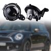 2 Pieces Front Fog Lights Replaces 63172751295, 51112751295, 2751295 Black Smoked Lens Cover Spare