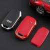 Golden-edged TPU Key Case Cover for Kia K3 K5 Sportage R Optima Telluride Seltos Ceed K2 Rio Sorento K4 Cerato Forte Picanto Stonic Carnival Soul