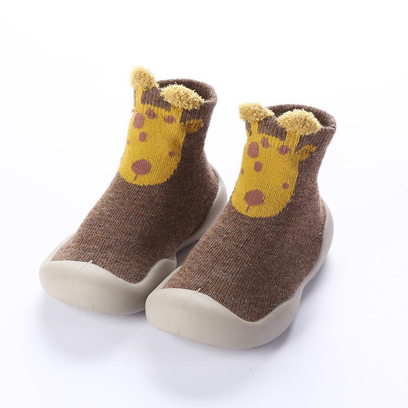 Spring and Fall Models of Children's Floor Socks Baby Silicone Soft Sole Floor Shoes Baby Indoor Non-slip Toddler Shoes