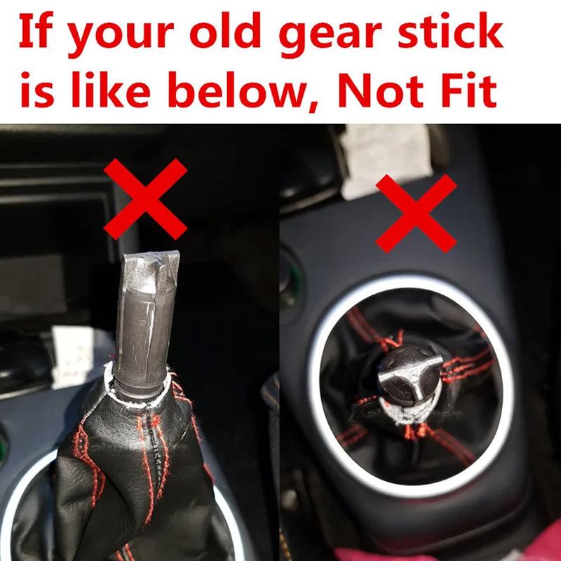 5 Speed Car Gear Shift Knob Shifter Lever Stick Knob Bushing Dust Cover For Suzuki Swift 2005-2010 For Suzuki S-Cross SX4 ALTO