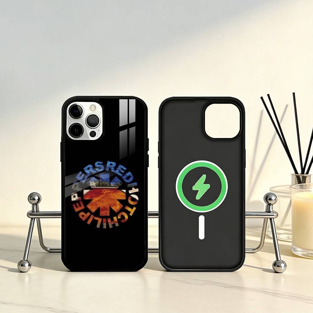 Red Hot C-Chili Peppers Band Phone Case For iPhone17,16,15,14,13,12,11 Plus,Pro Max Magnetic For Magsafe Wireless Charging
