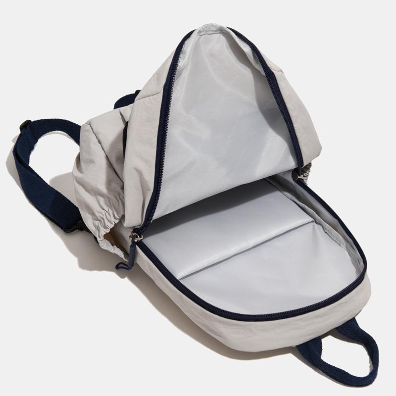 Waterproof Backpack with Front Pocket Nylon Solid Color Casual Backpack