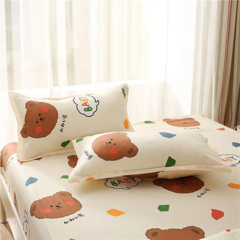 Nordic Minimalist Pillow Core Cover for Bed and Home, Double Pillowcase, Solid Color, Single Pillow