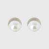 ADAUL Ice pearl ball earring - silver