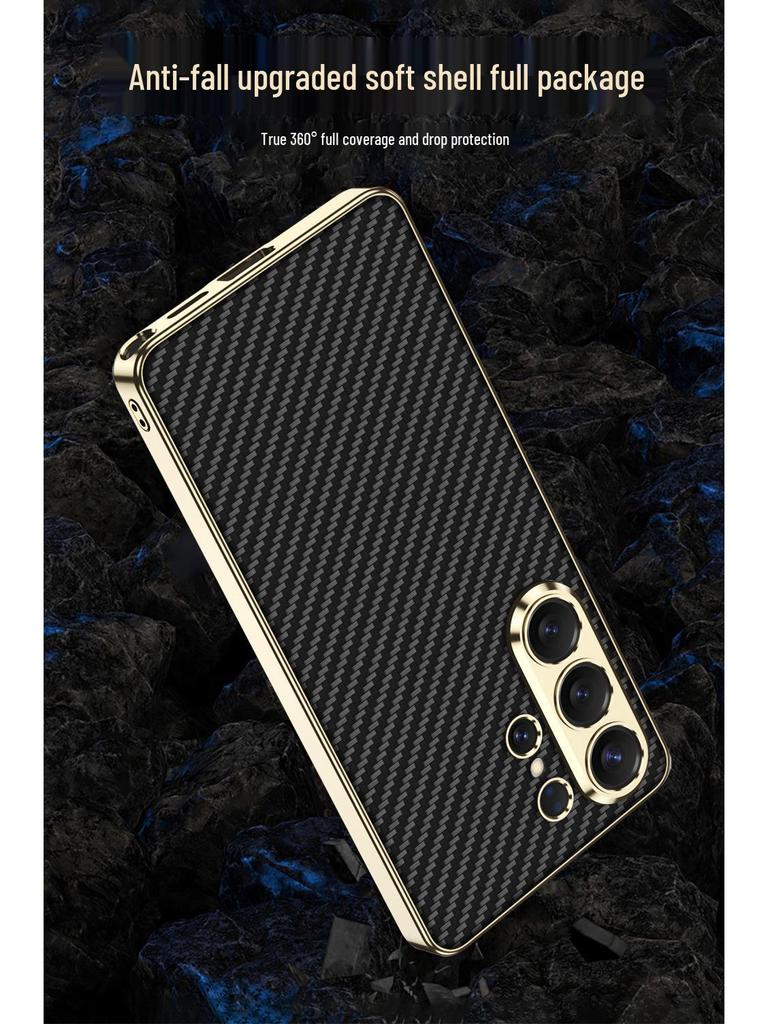 Samsung S25 Ultra Гальванизированный Премиальный Защитный Чехол для Телефона