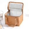 Breakfast Organizer Tote Canvas Lunch Bag Food Hand Bags Waterproof Lunch Bag Kraft Paper Bags