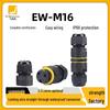 Waterproof Flame Retardant M16 Connector for 2/3 Core Wiring In Outdoor Lighting