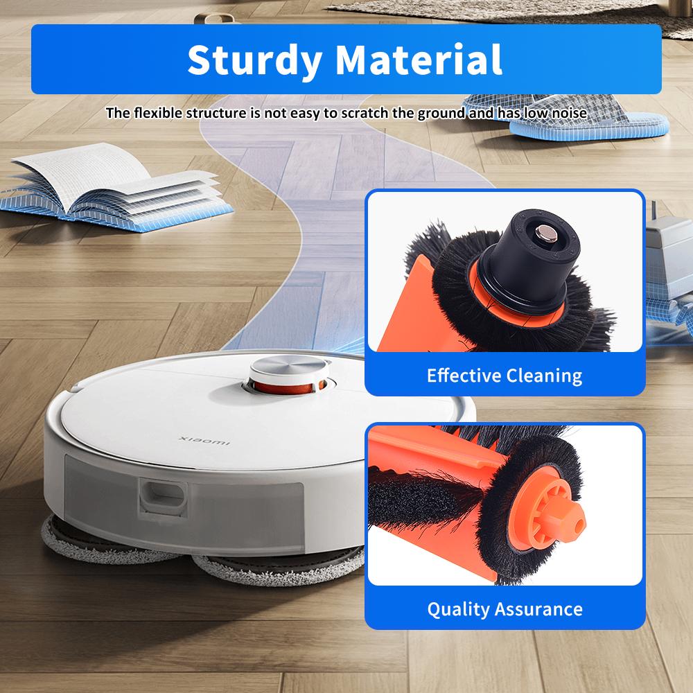 Roller Brush Accessories For Xiaomi Mijia 5C/OV42CN Robot Vacuum Cleaner Main Brush Replacement For Efficient Dust Hair Removal