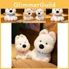 Charming Sitting High Plush Dog Doll Soft And Huggable Stuffed Animal Gift For Birthdays