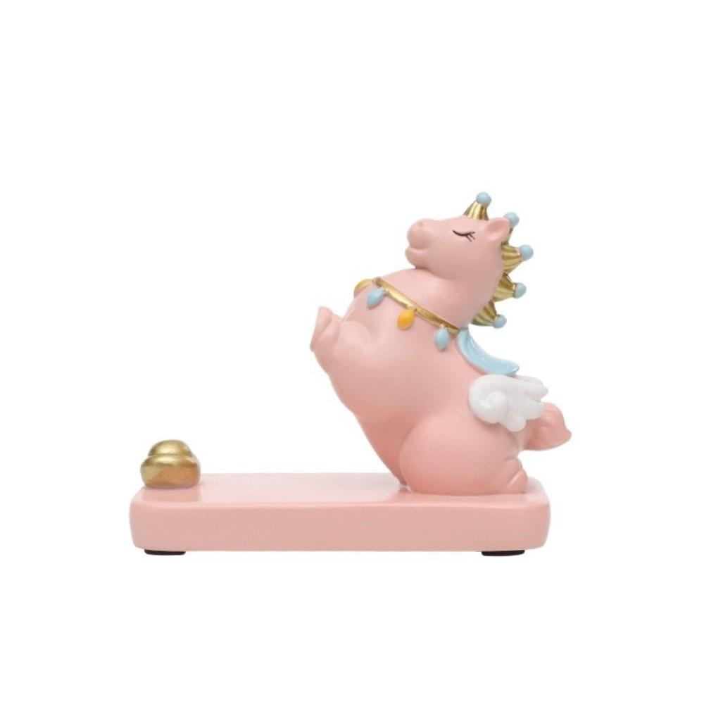 Resin Mobile Phone Stand Horse Mascot Cell Phone Bracket Zodiac Pony Phone Holder Desk Decor