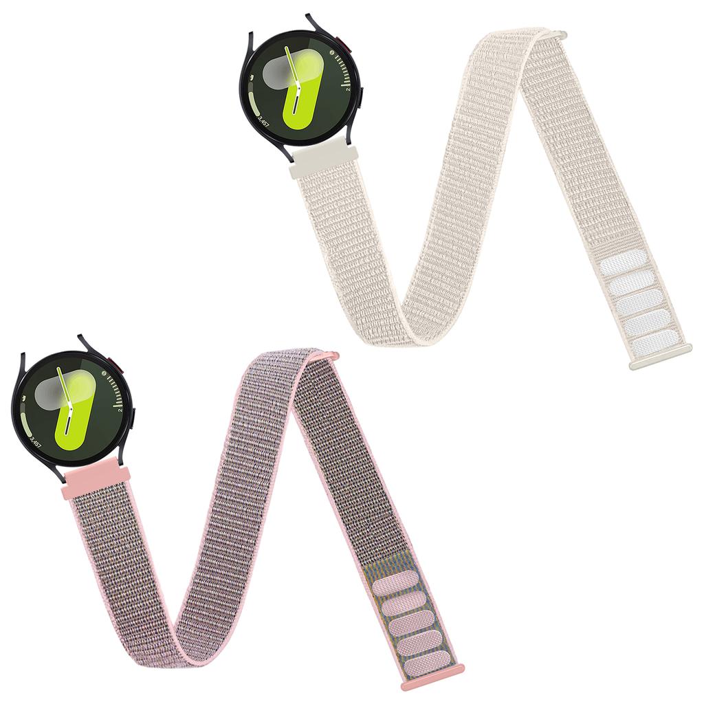 2 Pack 20mm Sport Arm/Ankle Bands for Galaxy Watch 7/6/5/4/FE (44mm) Watch 5 Pro Watch 6 Classic (47mm/43mm) Watch 4 Classic 3
