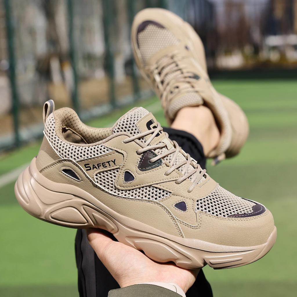 Новые унисекс защитные туфли мужские рабочие кроссовки неразрушимые защитные ботинки женская обувь мужская обувь со стальным носком спортивный стиль