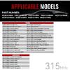 F2GT-1A180-AB TPMS Sensor Ford, Tire Pressure Monitoring System Sensor For Ford F150 F250 F350 Escape Fusion Mustang, Lincoln MKC MKX Replaces