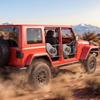 Jeep Tube Doors, 4-Door, Fit for 2018-2026 Jeep Wrangler JL & 2020-2026 Gladiator JT, Flag Pattern Off Road Front & Rear Tubular Half Doors with DOT