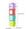 Активные кубы и набор строительных блоков для stacking, 4 шт., Монтессори-игрушки, Обучающие игры, Сенсорные игрушки для путешествий для малышей, Подарки