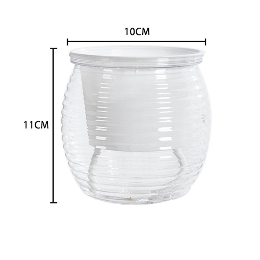 Automatic Water-Absorbing Self-Watering Plant Pots Transparent Lazy Plant Pots Desktop Flower Pot