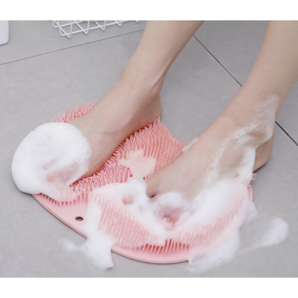 Yeoni Factory Нескользящая подушечка для щетки для ног Розовый, 1 упаковка, 1 шт.