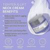 (3 Stück) Straffende und festigende Halscreme, Anti-Aging-Halscreme für straffende und feste Haut, mit Pro-Active Repair Firming Complex, fü