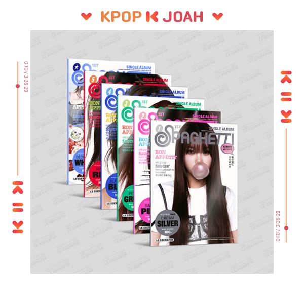 (COMPACT Ver.) LE SSERAFIM [SPAGHETTI] 1st SINGLE ALBUM