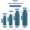 Спортивная бутылка для воды из нержавеющей стали 316 - Модель 2025 года, Узкое горлышко, Большая емкость, Высокий внешний вид