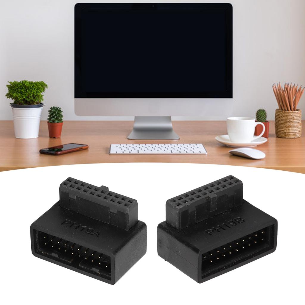 USB 3.0 Адаптер 90° Многослойная монтажная плата Легкая установка Адаптер питания 19/20Pin