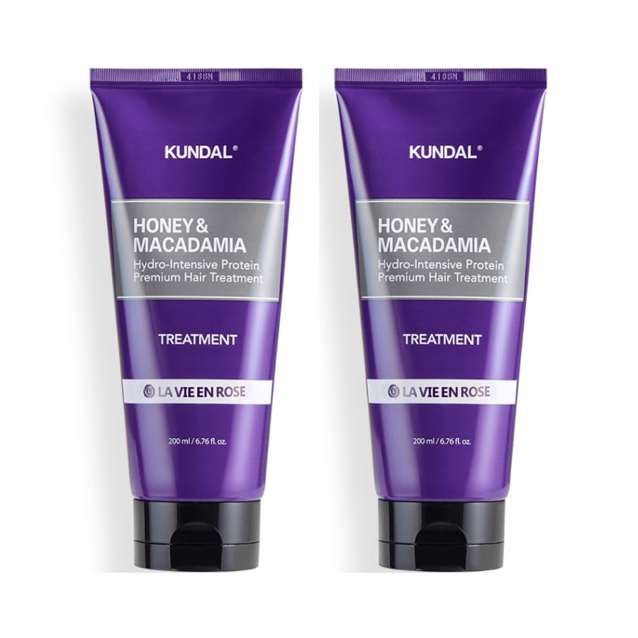 Kundal Средство для ухода за волосами с медом и макадамией La Vie En Rose 200 мл*1 шт./2 шт.