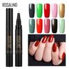 5ML Stylish Nail Gel Pen Semi Permanent Varnishes Pen For Nail Art Design Base Top Coat Need LED/UV Lamp Cure