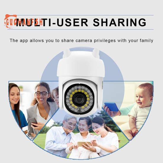 1 комплект камеры наблюдения A13 — 1080P HD-совместимая, двойная подсветка ночного видения, встроенный микрофон, вращающаяся камера наблюдения, товары для дома