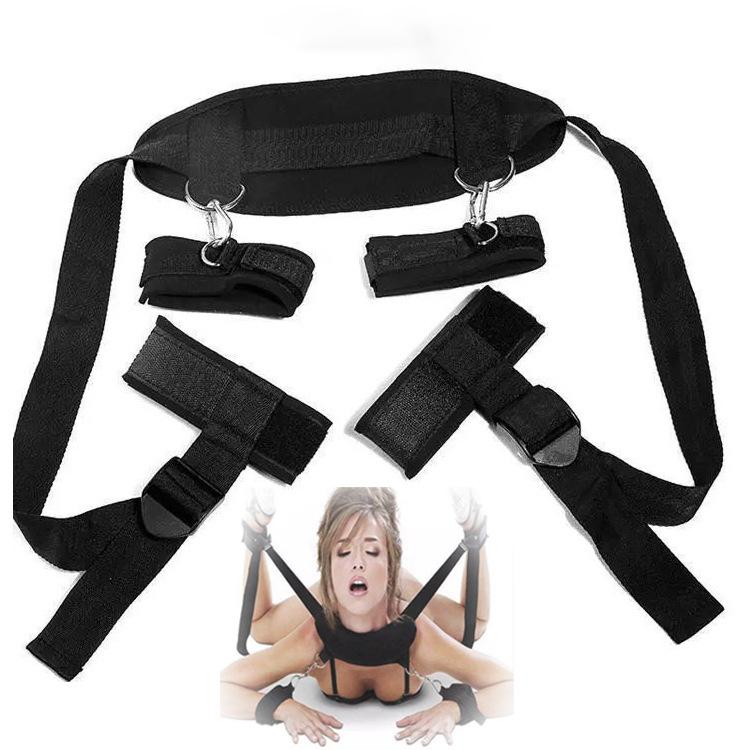 Plush Leg Strap Bondage Rope Sm Sex Toys Bed Bondage Passion Equipment