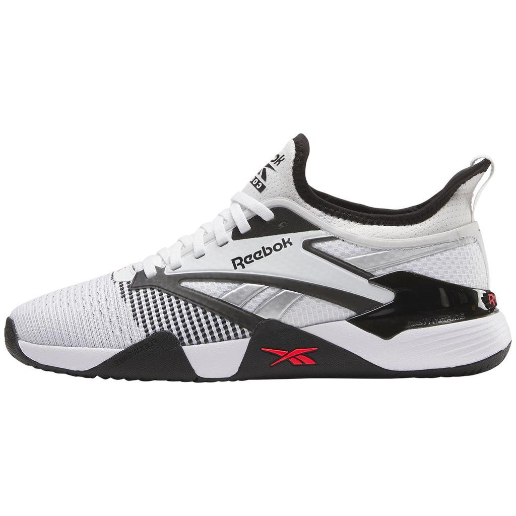 Reebok Nano Court Black White Energy Red Unisex Sneakers 100212265