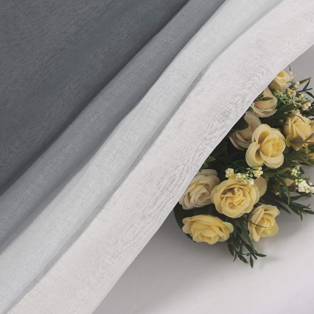 Полупрозрачная оконная занавеска с искусственной втулкой, фильтрующая свет