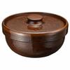 Nagatanien Roast Earthenware Pot (Serves 2-3 People), Direct Heat Compatible, Can Be Boiled Dry, NCK-87