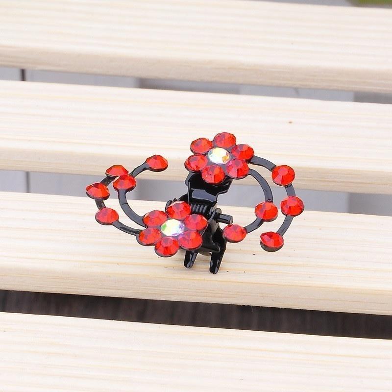 1 предмет (6Pcs) Свадебные заколки для волос с цветочным узором, украшения для волос, заколки-снежинки, мини-цветы