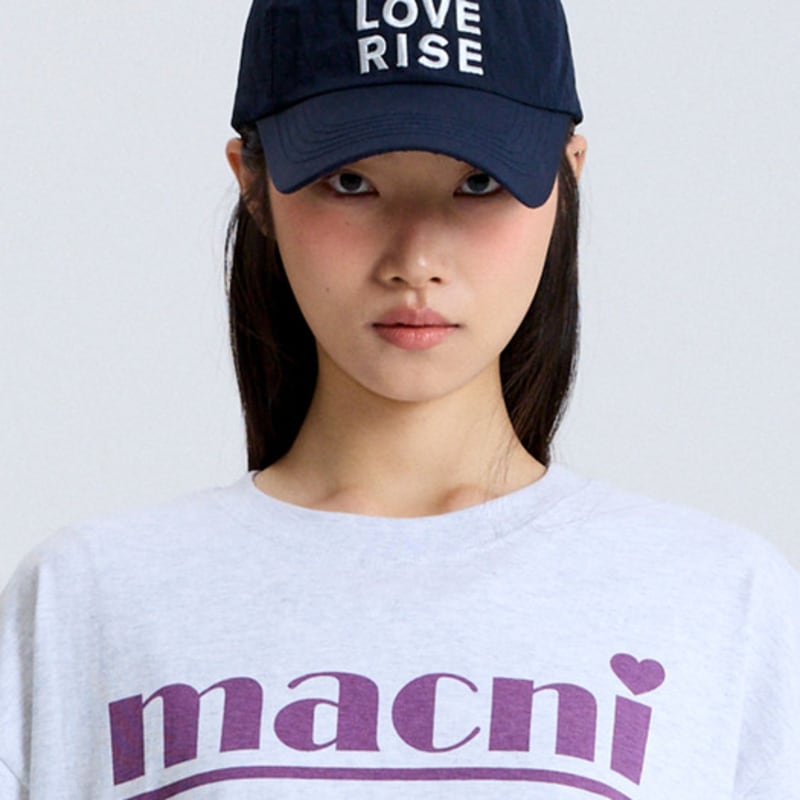 macni NYLON LLR DEEP BALL CAP NAVY