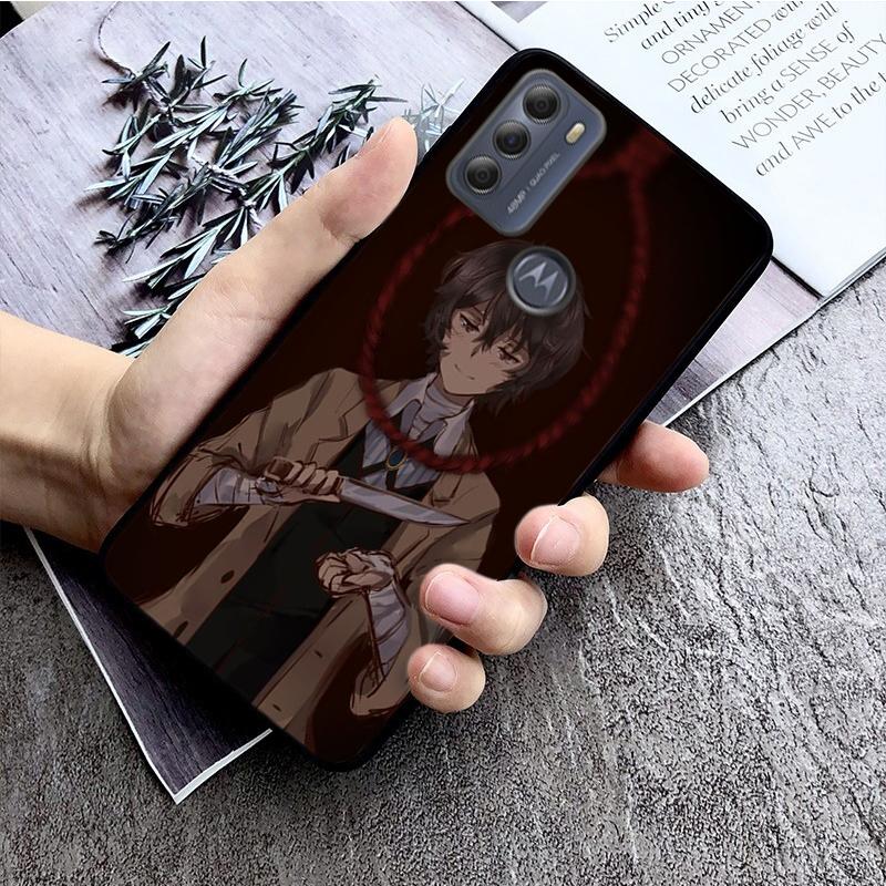 Чехол для телефона Bungou Stray Dogs для Motorola Moto E32 E20 E40 G22 G52 G20 G30 G100 G60 G50 G10 GPure GStylus G9 One Action Macro