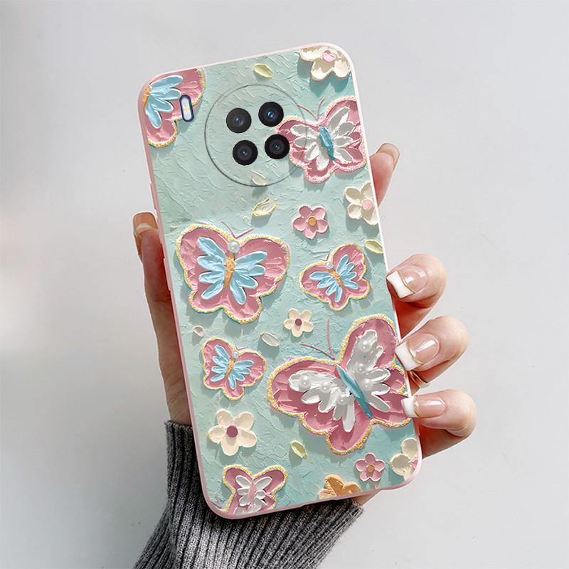 Силиконовый чехол для Huawei Nova 8i Honor 50 Lite, чехол, милый мультяшный черный кот, мак, собака, мягкая задняя крышка из ТПУ для Honor 50Lite, Capa