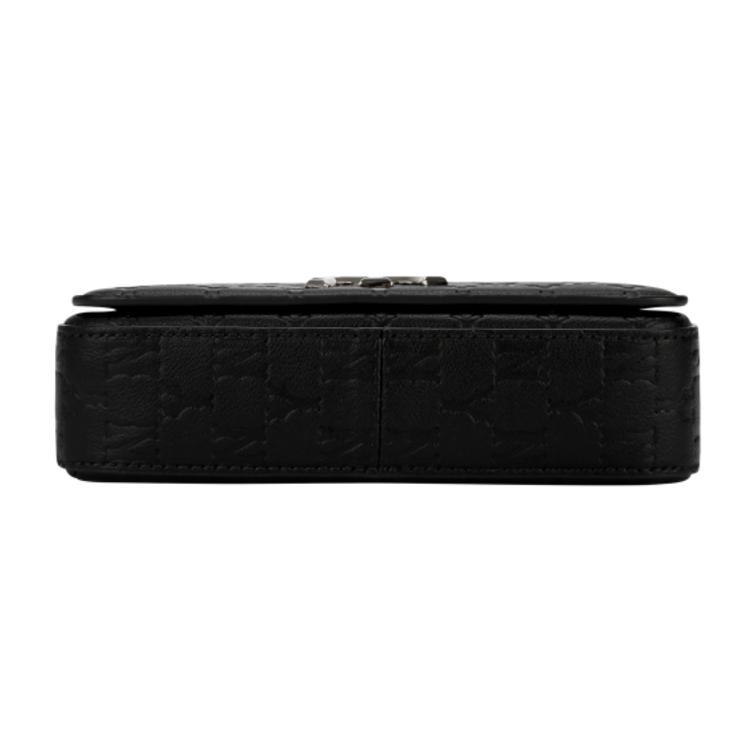 Новая хлопковая сумка через плечо MLB, сумка кроссбоди обычная унисекс черная 32BGPB111-50L