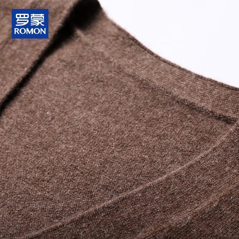 ROMON Мужской кардиган с V-образным вырезом из 100% кашемира