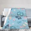 Аниме Пледы Хацунэ Мику Флис Весна Осень   Многофункциональный Легкий Плед для Постели Машины Плюшевое Тонкое Одеяло
