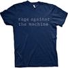 Rage Against The Machine Original Logo T-Shirt Tops Tee Blue New