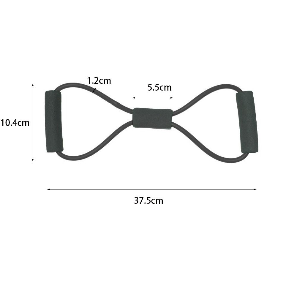 8-shaped Yoga Stretch Band Open Shoulder Yoga Belts New Elastic Band Home Fitness Equipment