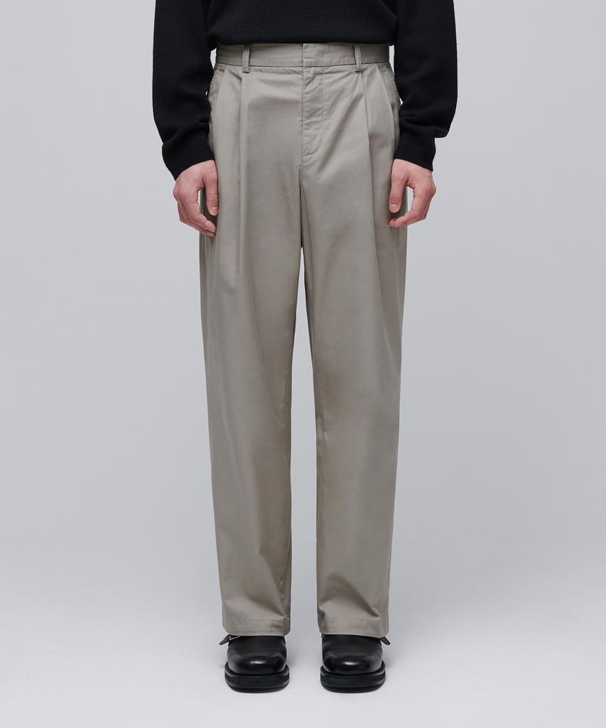 MUSINSA STANDARD Semi-Balloon Belted Chino Pants [Dusty Beige]