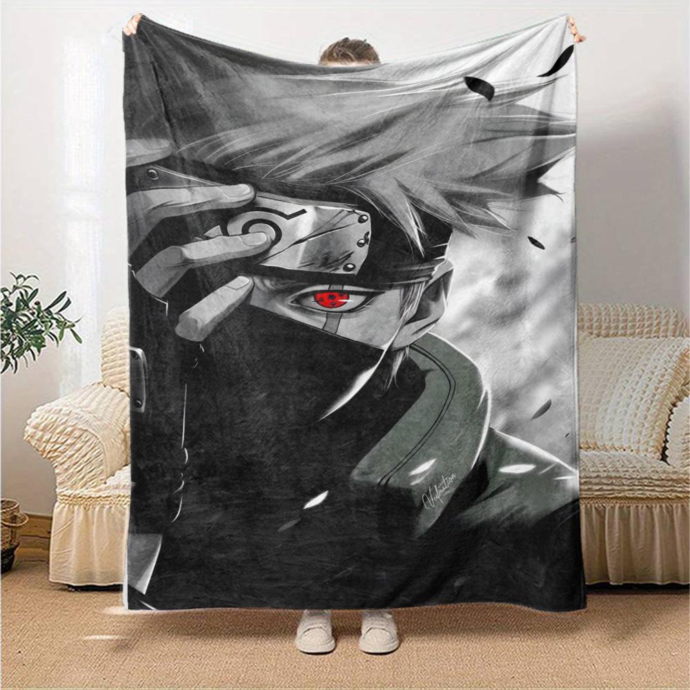 Naruto Blanket Comfortable Perfect for Livingroom Office Chair Seaside Four Seasons Multipurpose Playful Design Ideal Gift For Birthday Valentine'S Da