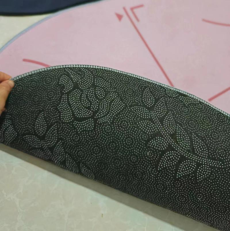 1 шт. коврик для йоги с весами, нескользящий, экологически чистый, для фитнеса, упражнений на живот, коврик для тренировок, для домашнего фитнес-оборудования