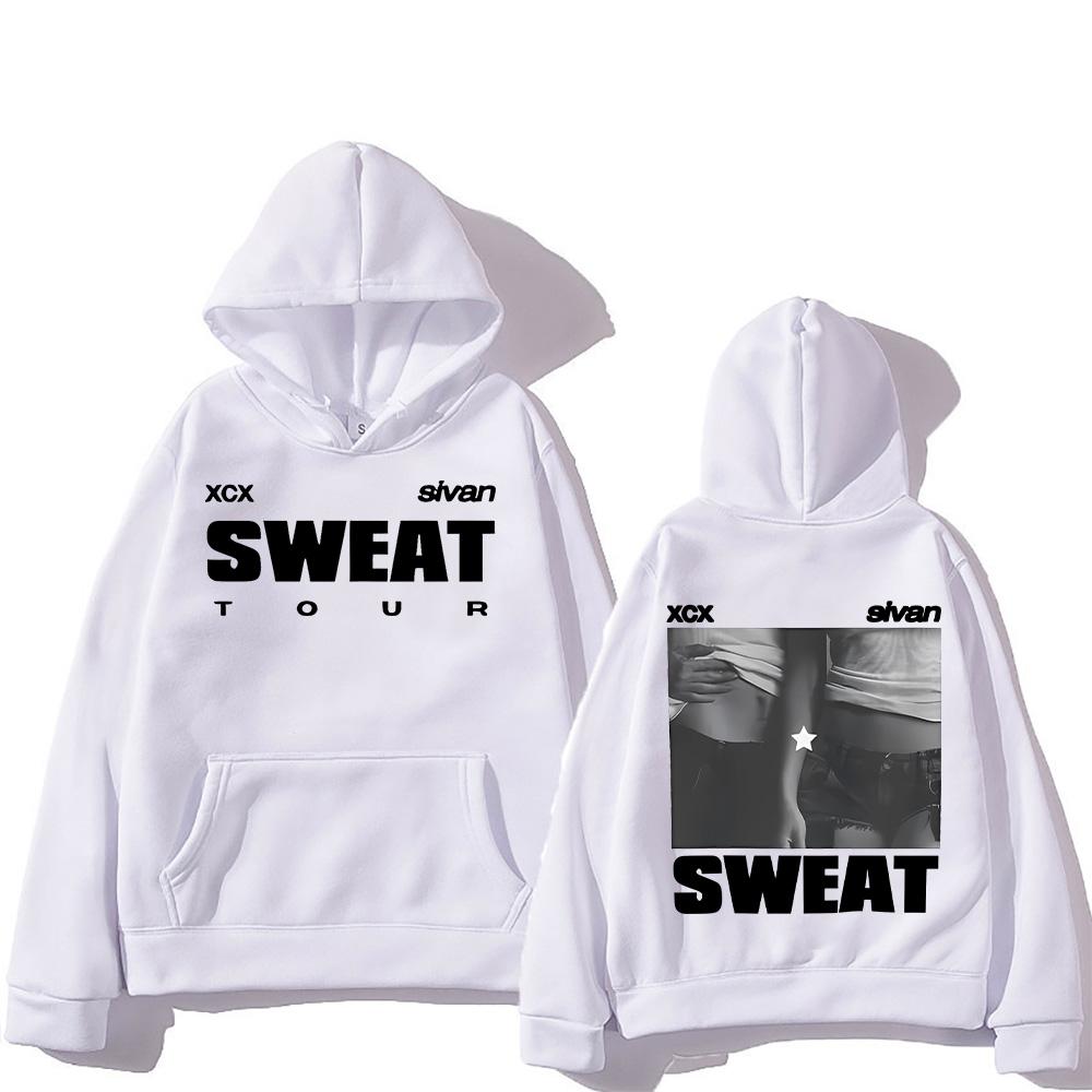 Толстовки в стиле ретро-поп Charli XCX и Troye Sivan Sweat Tour Hoodies Унисекс Новая одежда Осень-зима Модные пуловеры