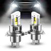 SEALIGHT HB2 H4 LED Super Miniature Brightness 7535CSP Vehicle Inspection 6500K Headlights, 20,000LM, Bright, 11 Size, 600% Boost, Chips, Fan,