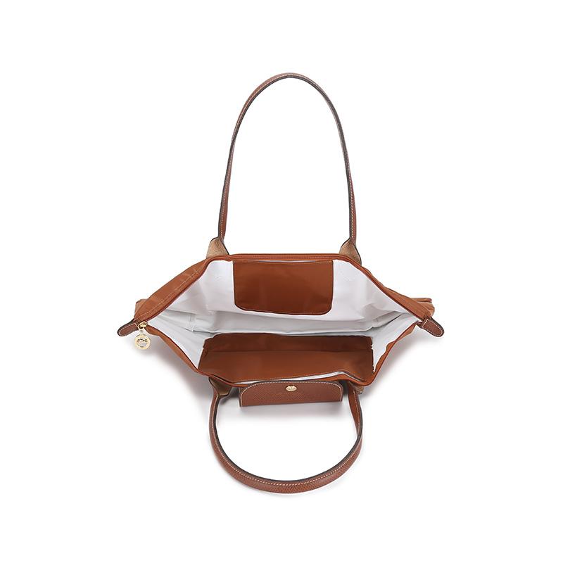 Longchamp Le Pliage 31 Классическая тканевая сумка для покупок Сумка-пельмень Сумка-тоут Сумка на плечо Большая женская сумка Brandy 1899089504