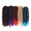 MAMBO twist Косы Предварительно скрученные Двухпрядные Твисты Крючком Синтетические Волосы для Плетения Наращивание Волос для Женщин Защитный Стиль